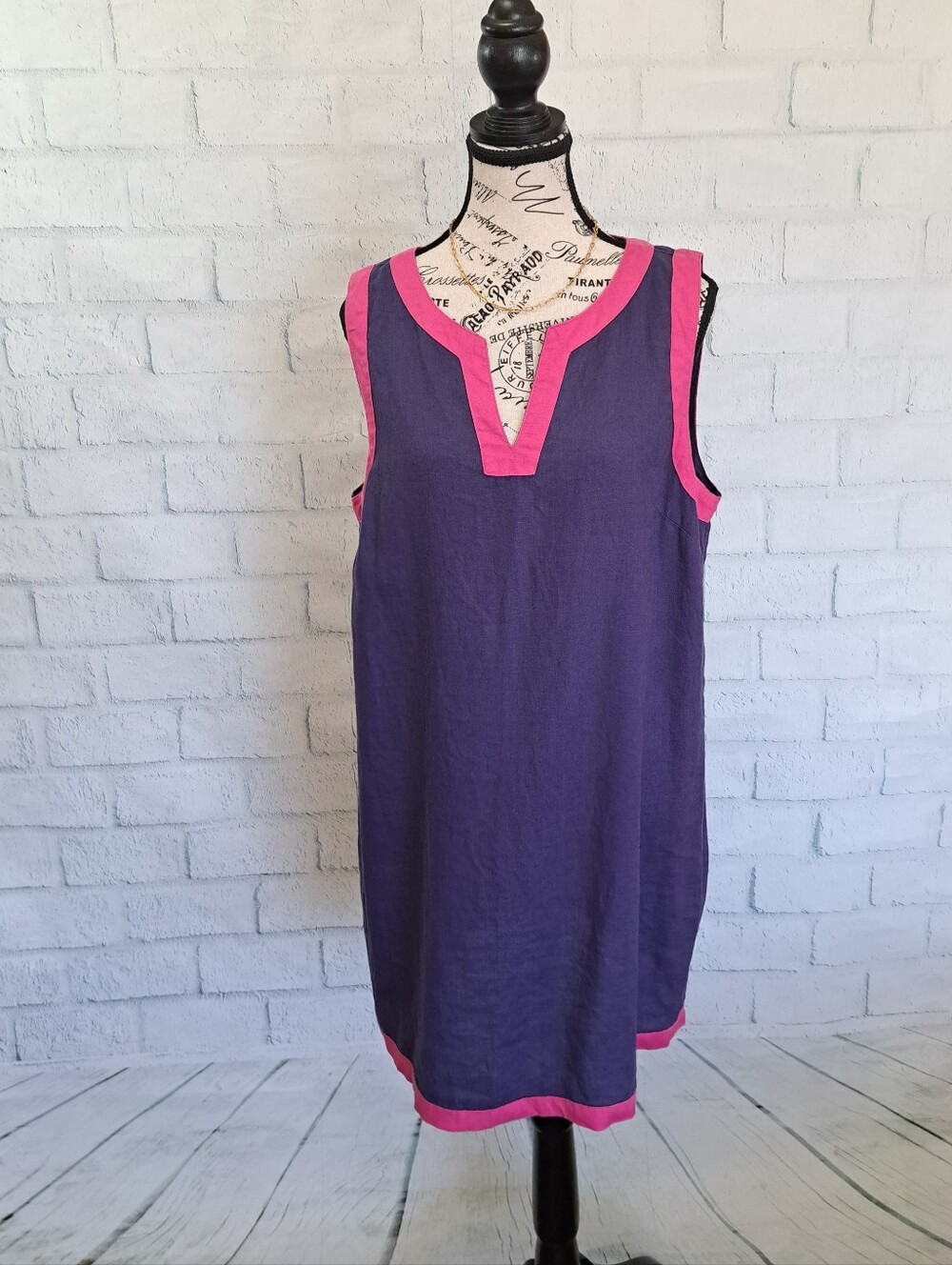 SALE. 100% Linen Sigrid Olsen Sundress
